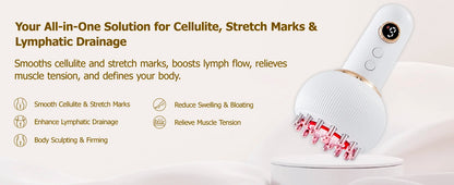Electric Handheld Massager with Heat & Vibration