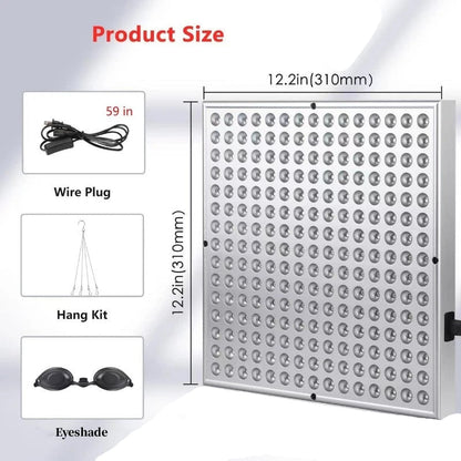 LED Red Light Therapy Panel Lamp