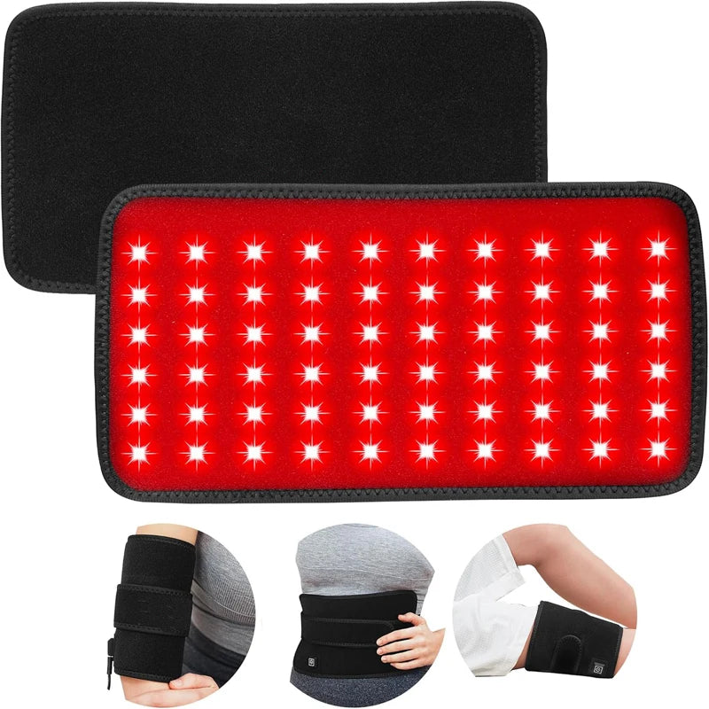 Portable red light therapy belt for convenient home use