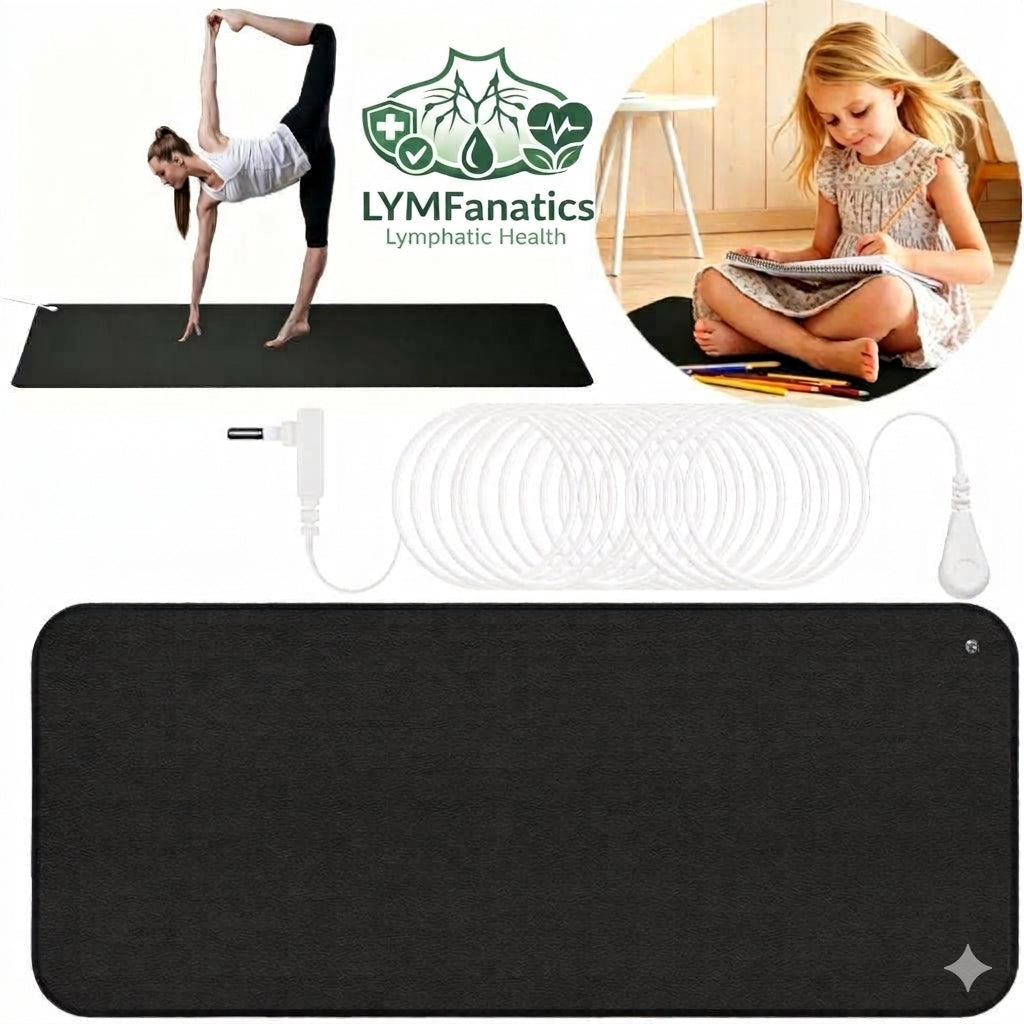 Grounding & Earthing Mat With Antistatic Technology - Leather Pad For Healthy Balance